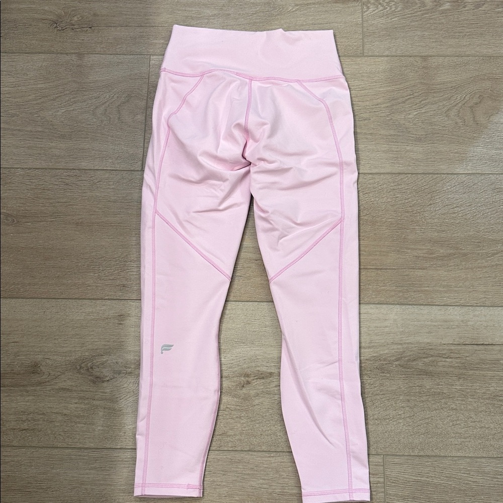 Fabletics Pink High-Waisted Leggings - Picture 3 of 3